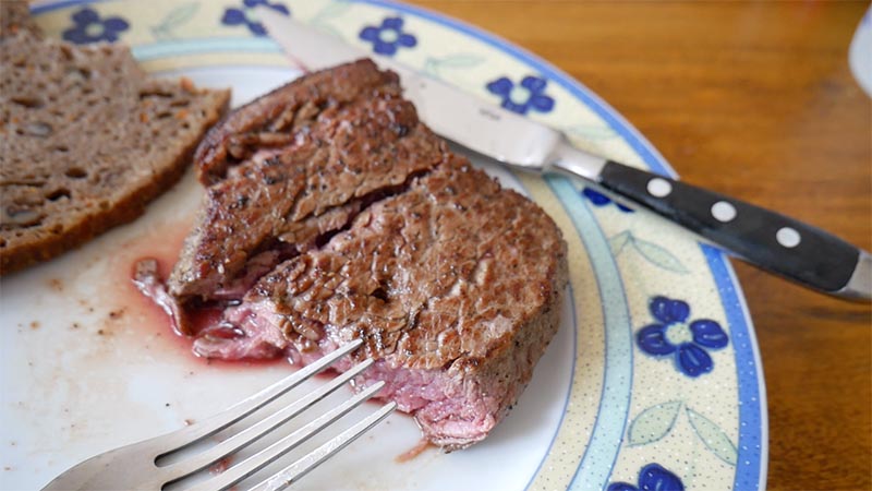 Proteine durch Steak
