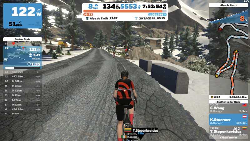 Alpe du Zwift Everesting