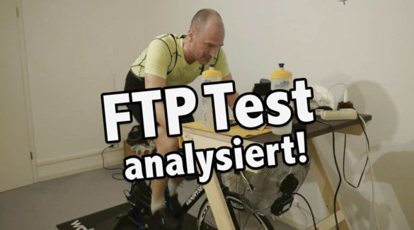 FTP Test auf Zwift
