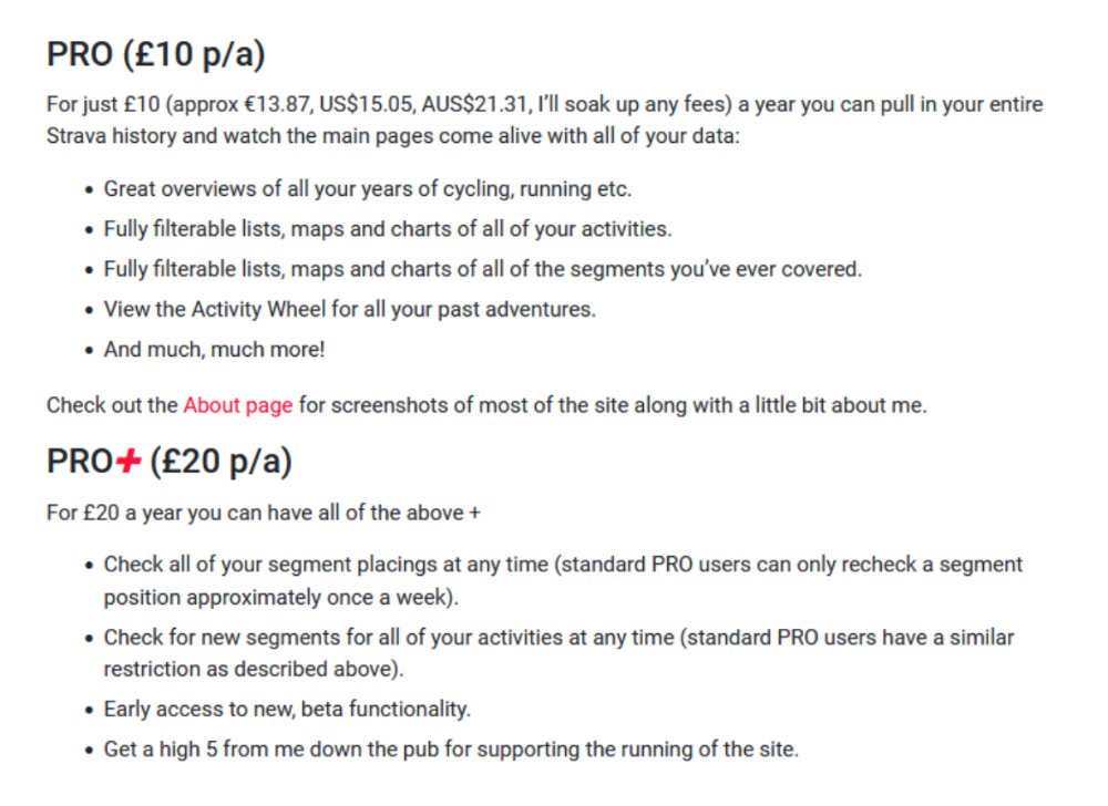 Veloviewer Pro Features