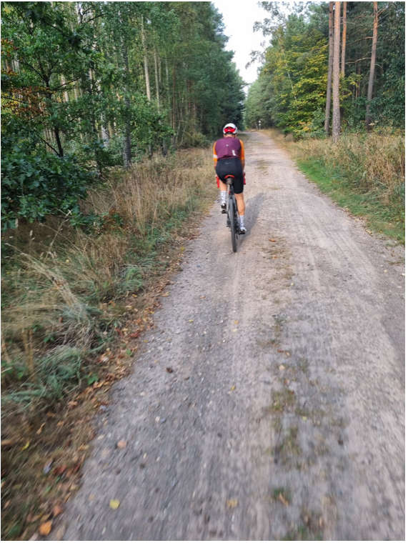 Thilo beim Heide Gravel Rennen