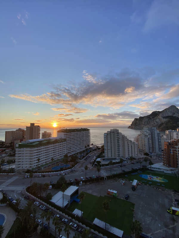 Wunderbarer Blick auf das Meer in Calpe