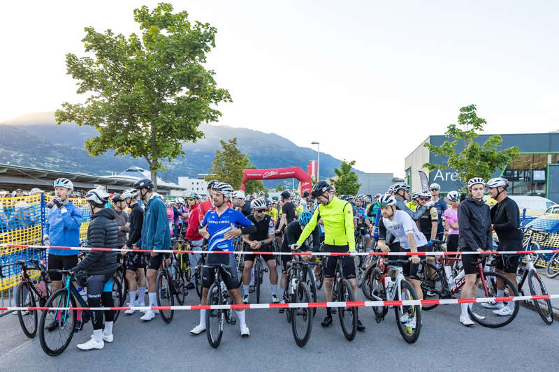 Vorm Start in Lienz