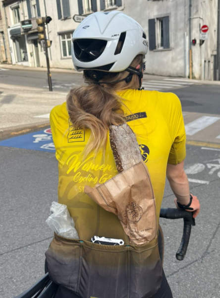 Frühstücksbaguette holen mit dem Rennrad